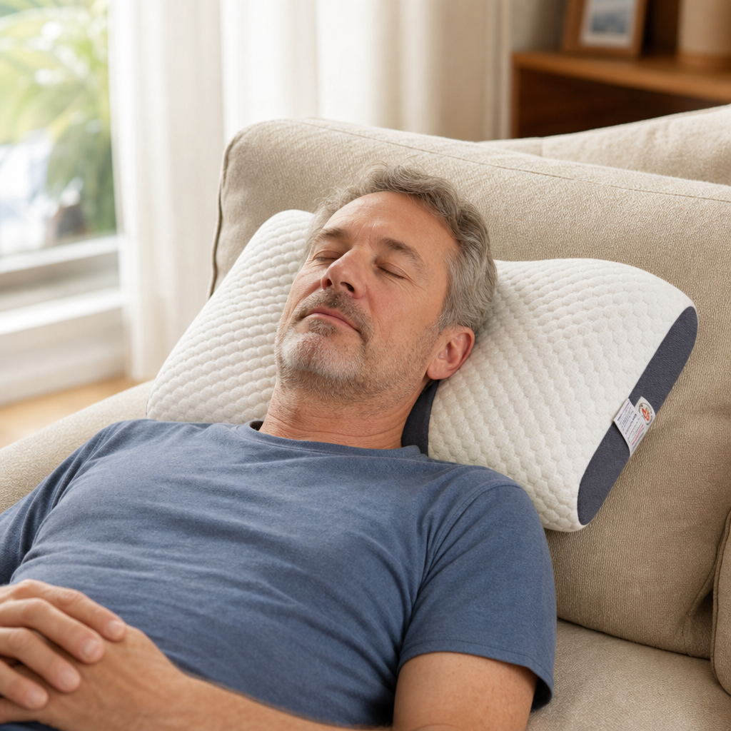 Almohada Cervical Ergonómica 4X2 – Duerme sin Dolor de Cuello