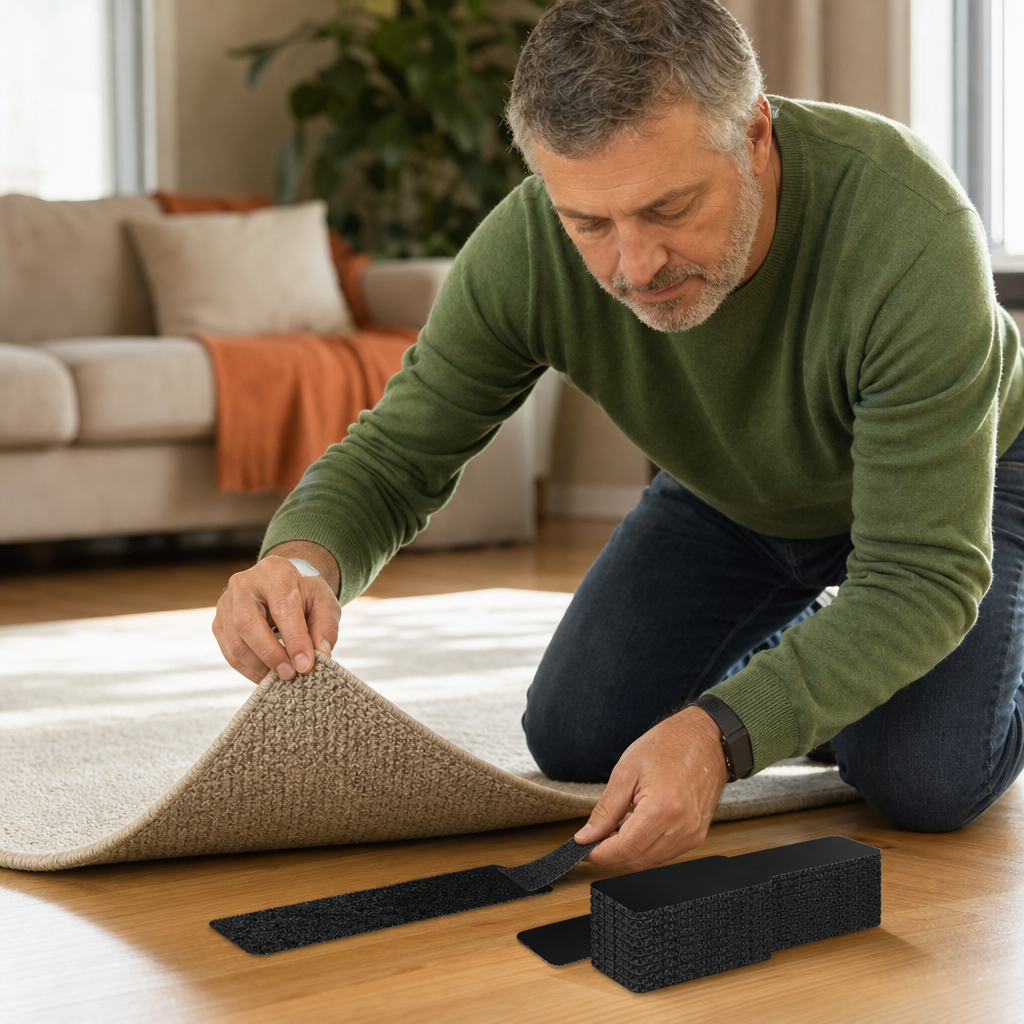 Velcro Adhesivo - Cuelga y Fija Sin Taladro (20 Tiras)