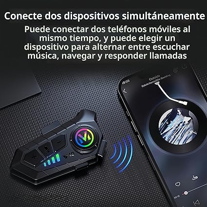 Intercomunicador Moto Bluetooth – Manos Libres Seguro – Habla y Escucha Mientras Conduces