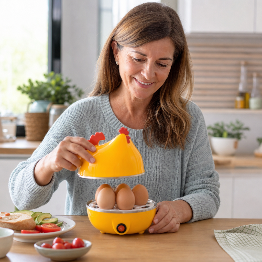 Hervidor de Huevos Eléctrico – Desayunos Perfectos en Minutos