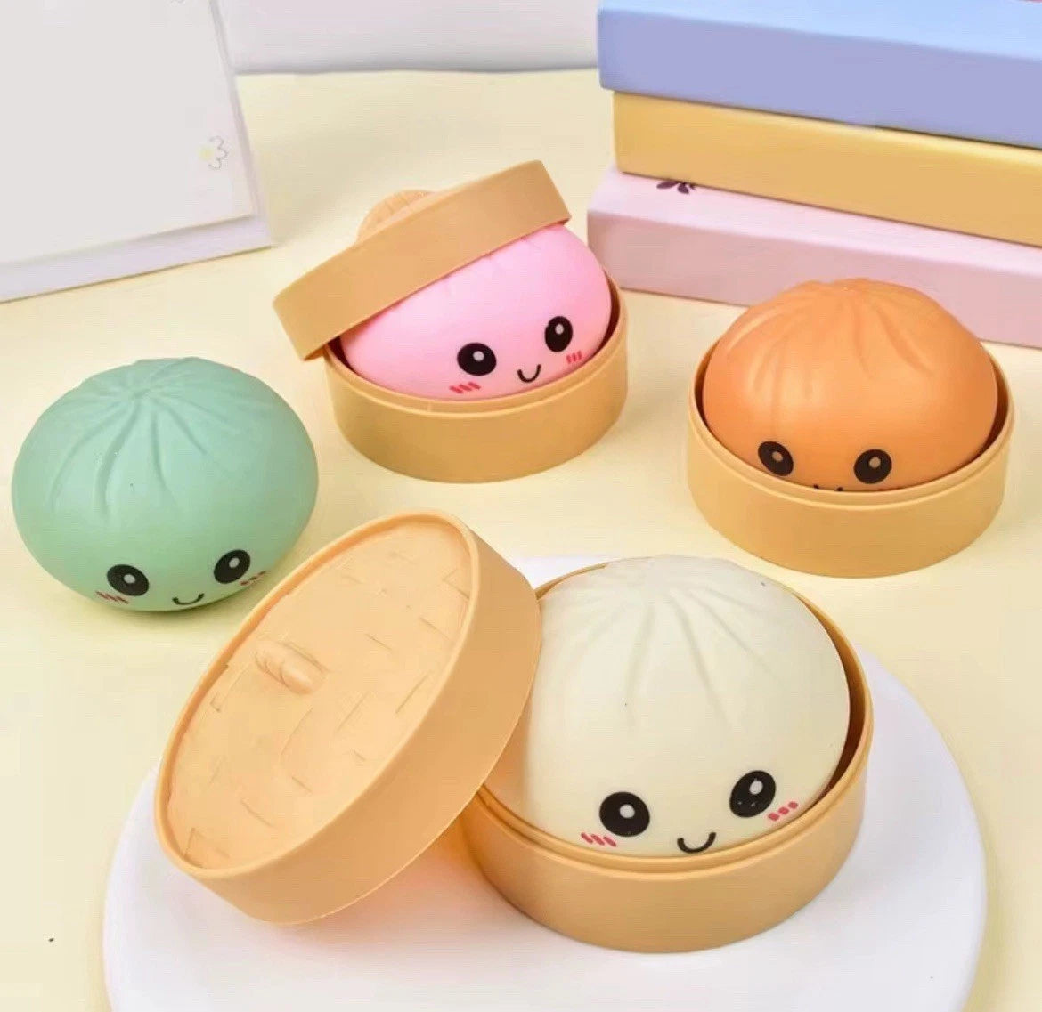Squishy Dumplings Sorpresa 2x1 - Diversión que Calma en la Mano