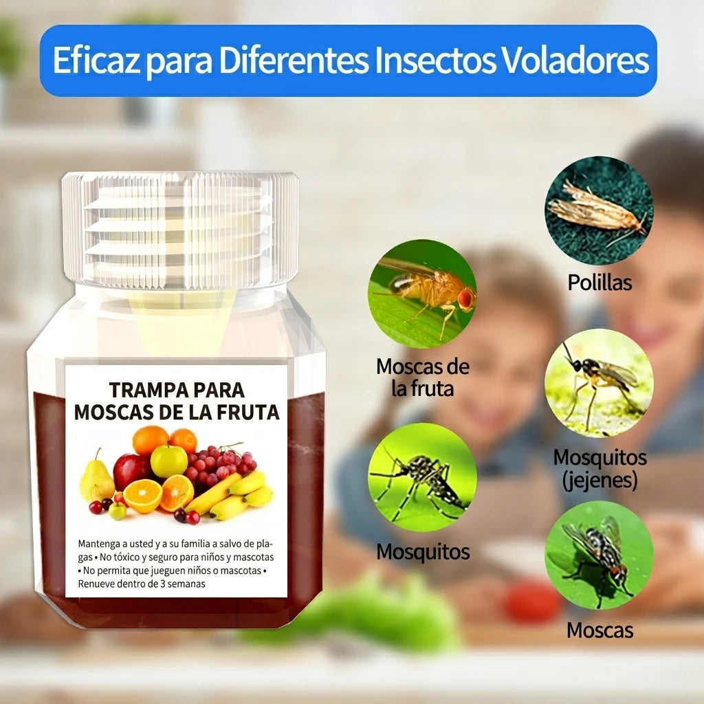 Trampa Anti-Moscas CasaTaref - Cocina Libre de Mosquitas