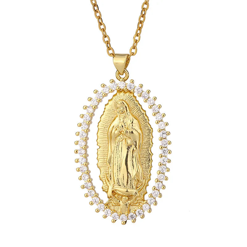 Collar Virgen María de Guadalupe - Fe y Protección Contigo