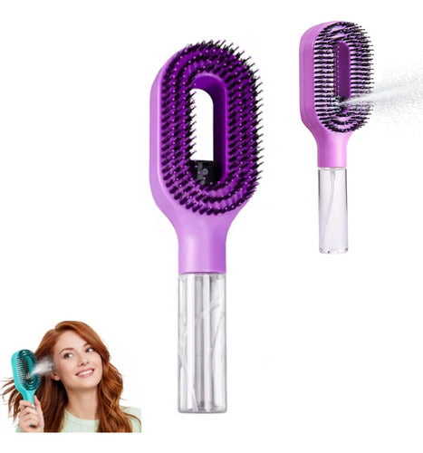 Cepillo Pulverizador 2 en 1 - Peina Sin Tirones ni Llanto
