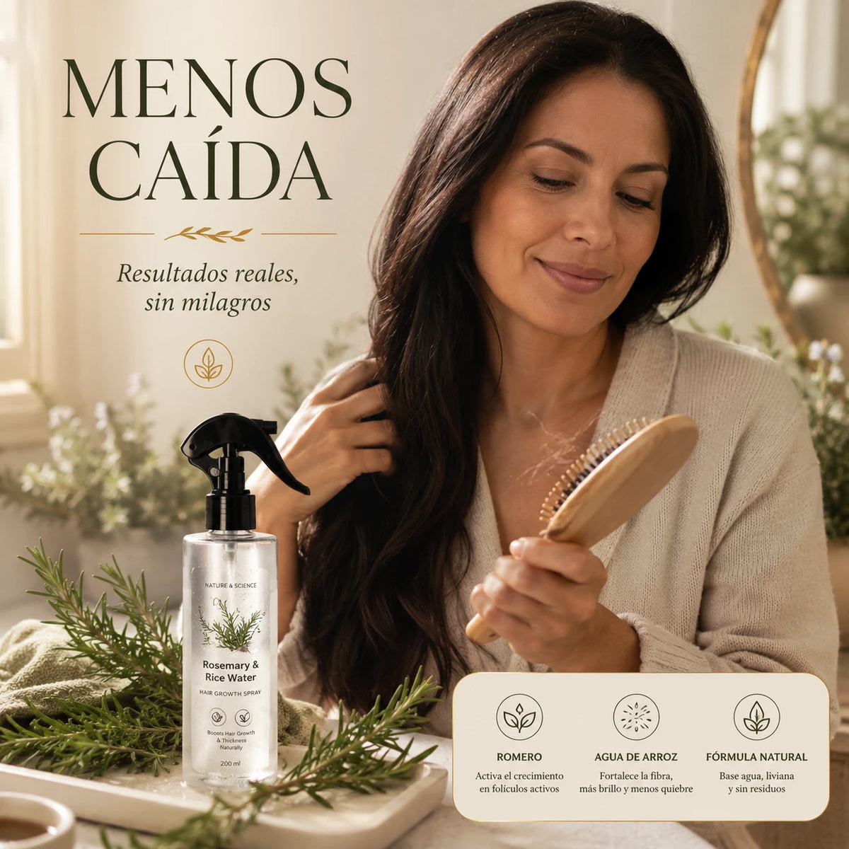 Agua de Romero – Frena la Caída y Activa tu Cabello