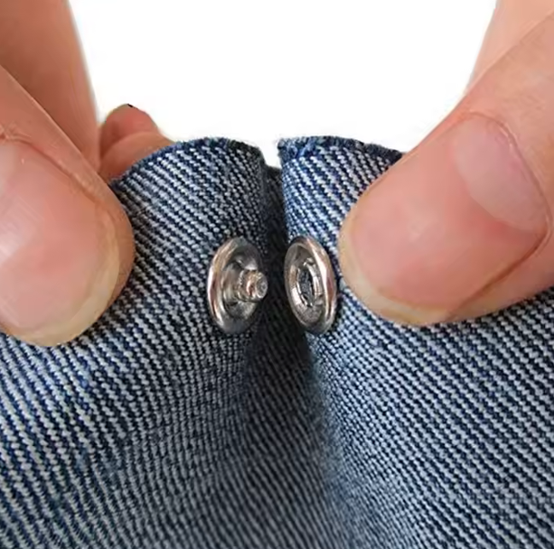 Kit de Botones Metálicos - Instala en Segundos - Arregla tu Ropa Hoy Mismo
