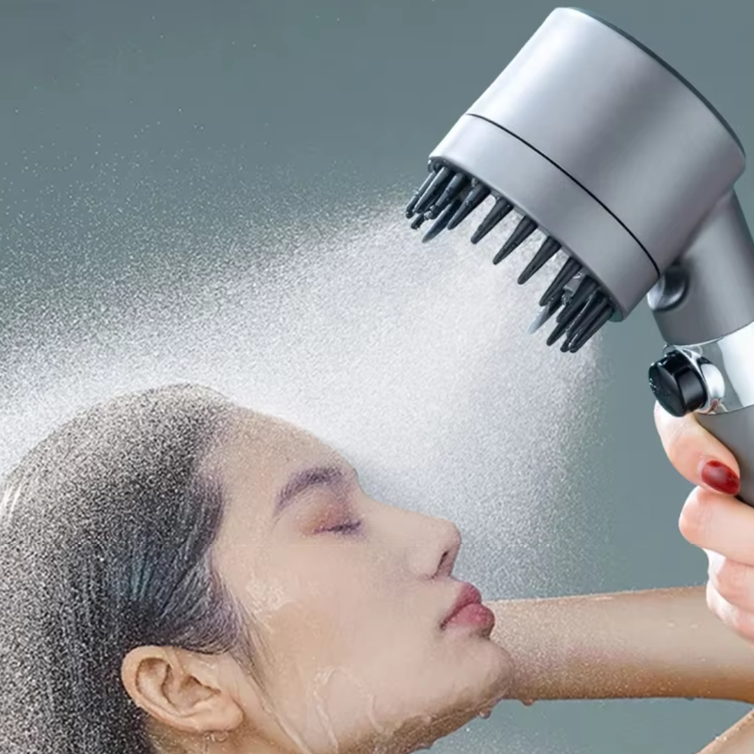 Ducha de alta presión - Filtro Limpiador Incluído - Masajeador Incluído