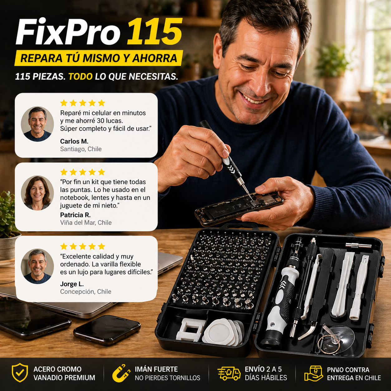 FixPro 115 - Repara Cualquier Aparato en Casa Sin Llamar a Nadie