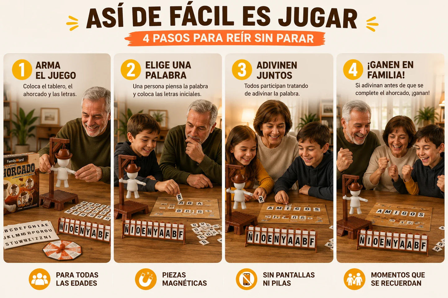 FamilyWord - El Juego Que Reúne a Toda la Familia