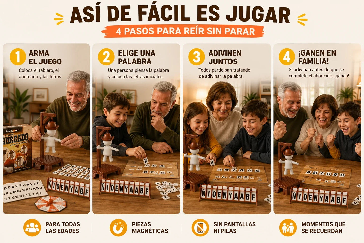 FamilyWord - El Juego Que Reúne a Toda la Familia