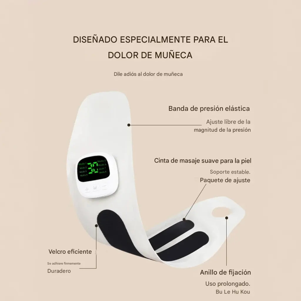 Masajeador Eléctrico de Manos – Compresión con Calor – Alivia el Túnel Carpiano en Casa