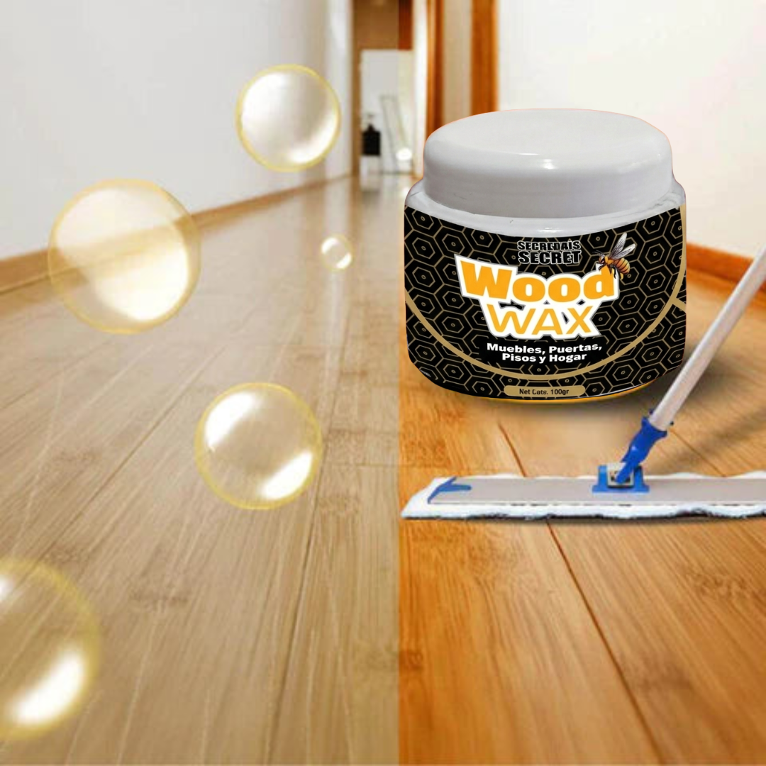 Cera Wood Wax Natural 2x1  – Restaura y Protege la Madera – Brillo duradero y seguro en solo minutos