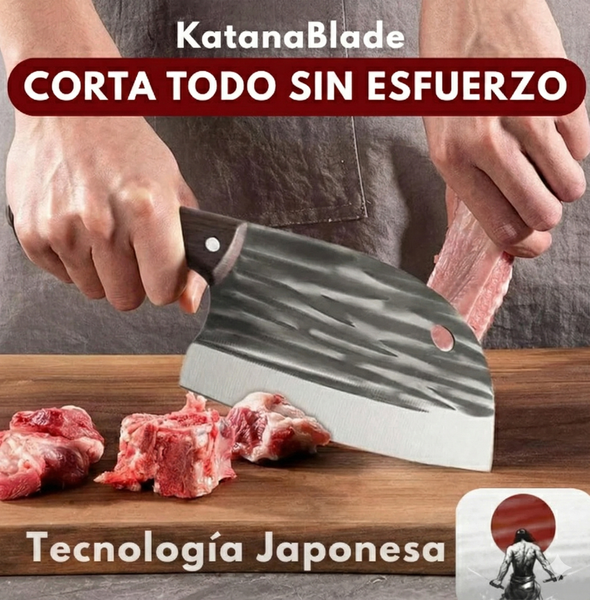 Cuchillo Profesional Japonés - Filo De Acero Japonés - Cortes Finos.