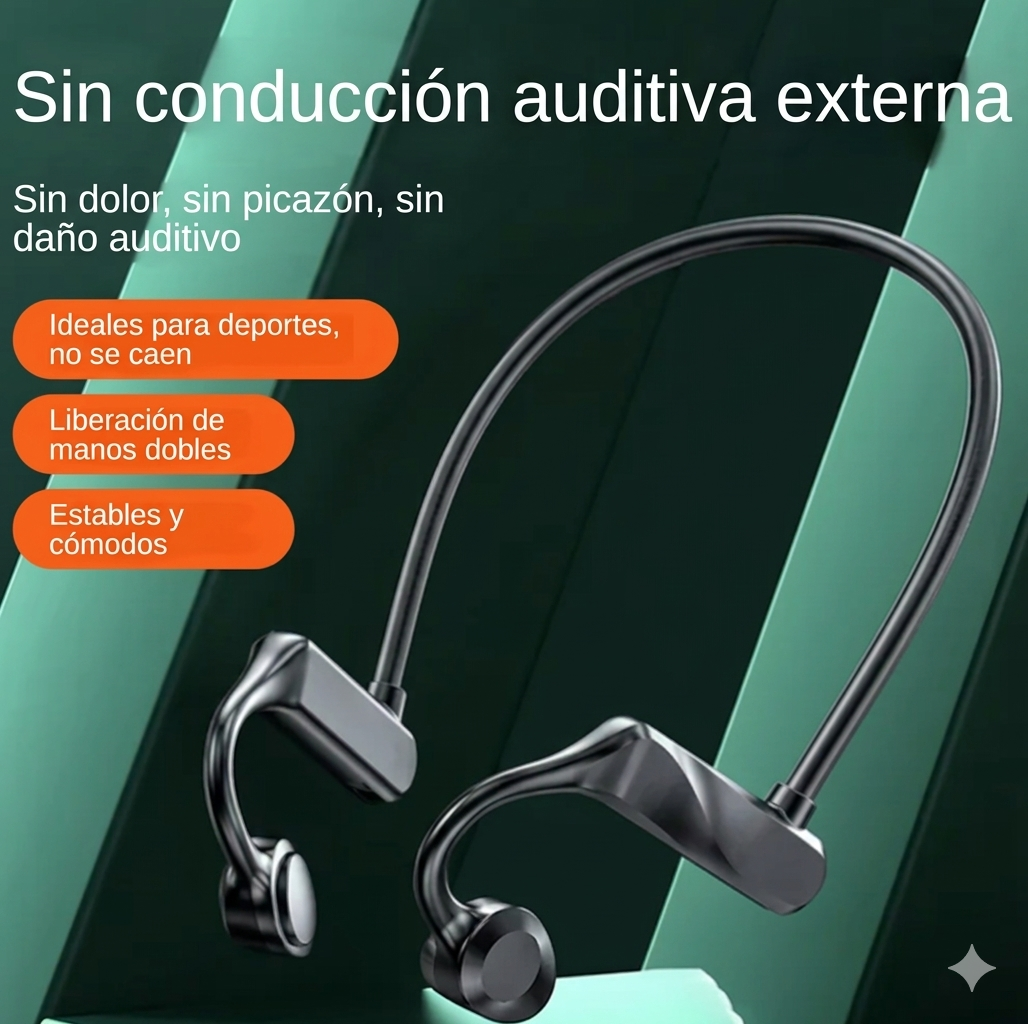 Audífonos de Conducción Ósea K69 - Escucha Tu Entorno - Camina Seguro y Cómodo Desde el Primer Uso