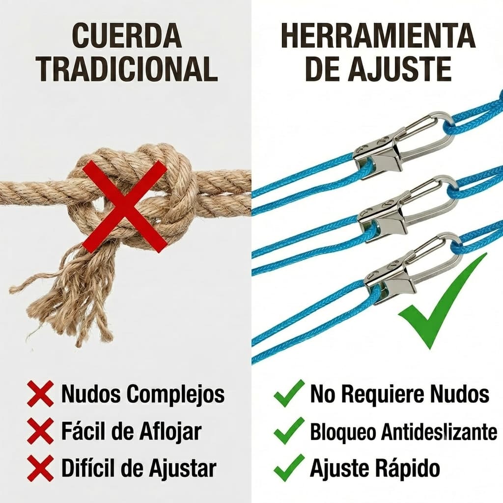 (6x1) - TensaPro - Arma tu carpa en segundos, sin nudos ni problemas