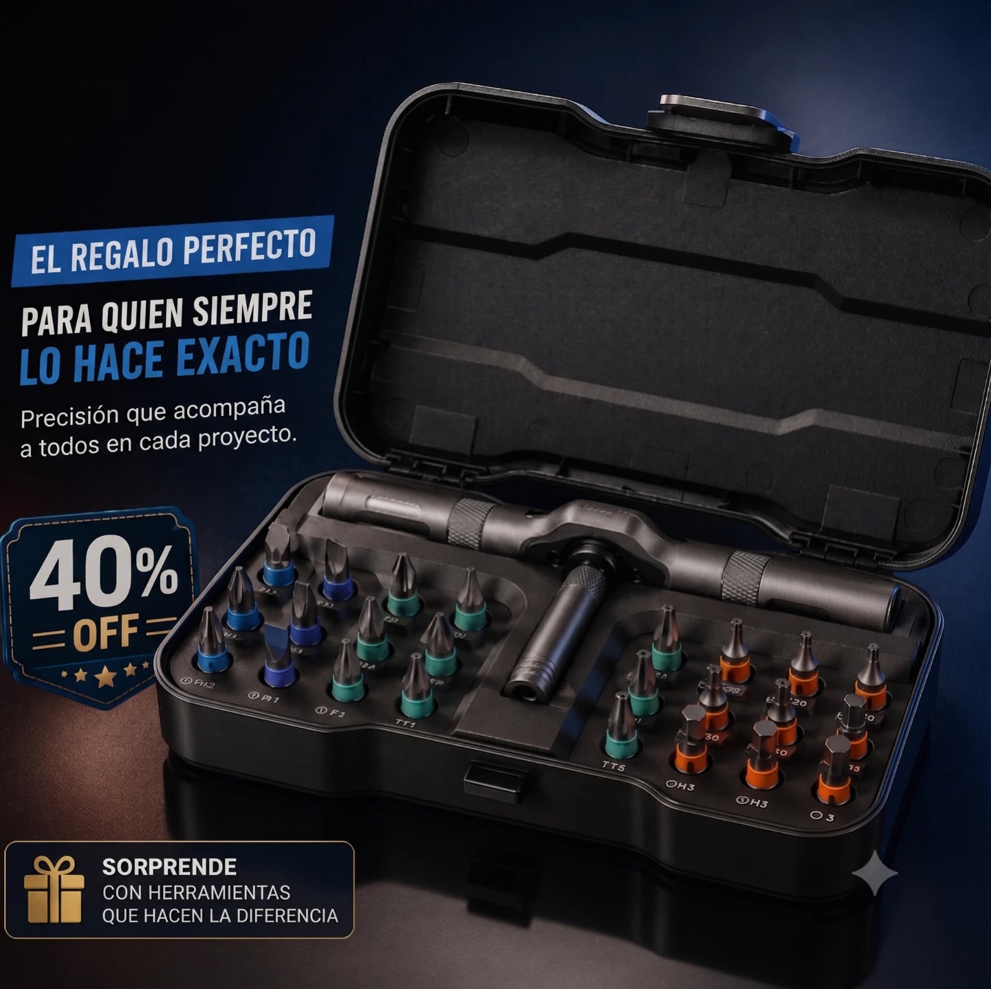 Destornillador Magnético 24 en 1 - 40% OFF - Original