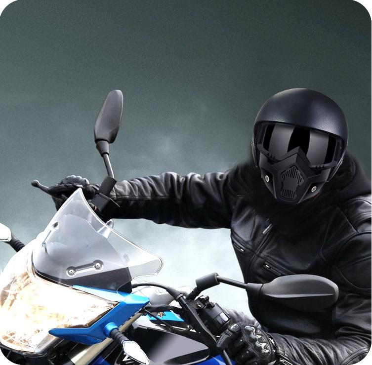 Visor Facial para Motociclista – Defensa Total – Reduce impactos y molestias al instante