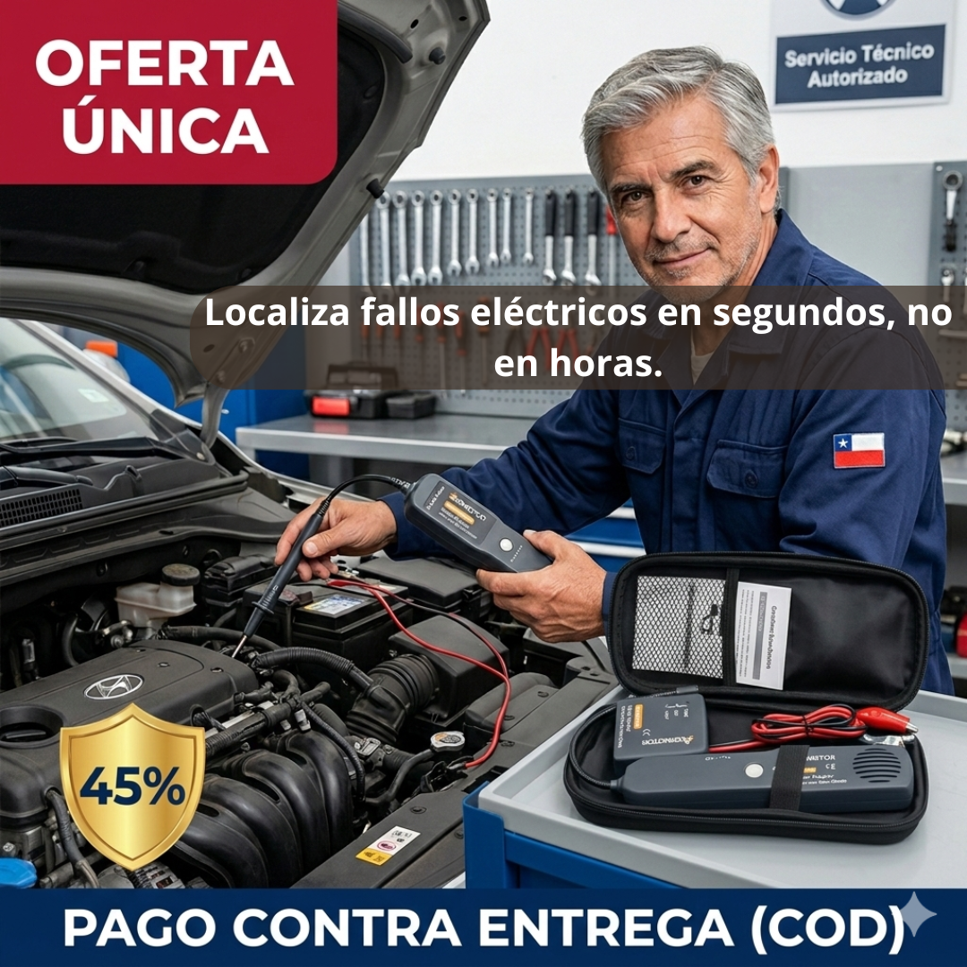 Detector de Cables Rotos – Localiza Fallas Eléctricas – Encuentra el Corte Exacto en Segundos