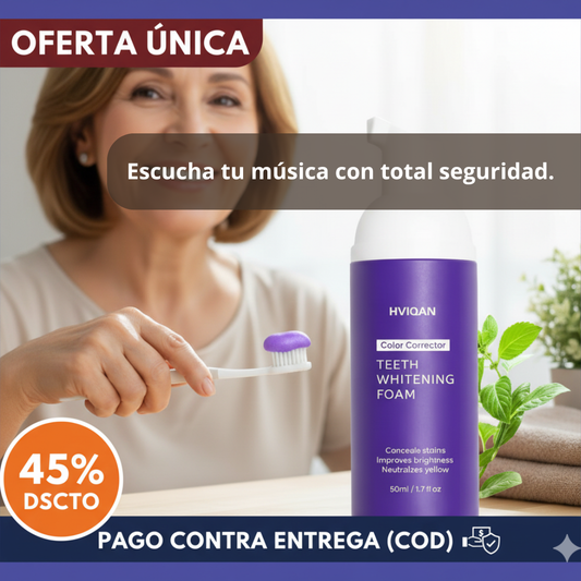 Pasta Dental Morada - Corrige el Amarillo - Sonrisa Más Blanca Desde el Primer Uso