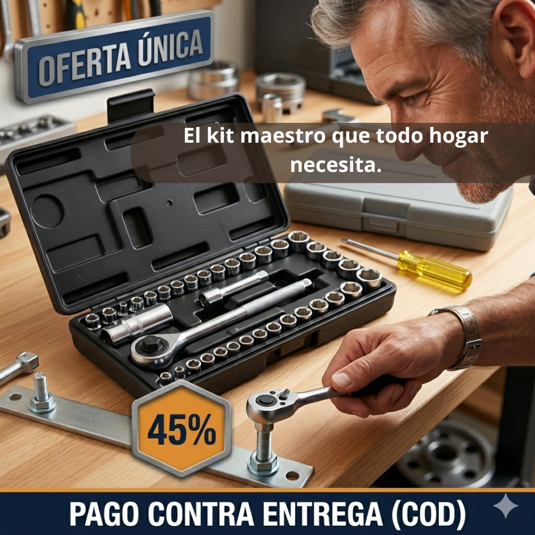 ToolPro 40 — Repara tu hogar y tu auto sin depender de nadie