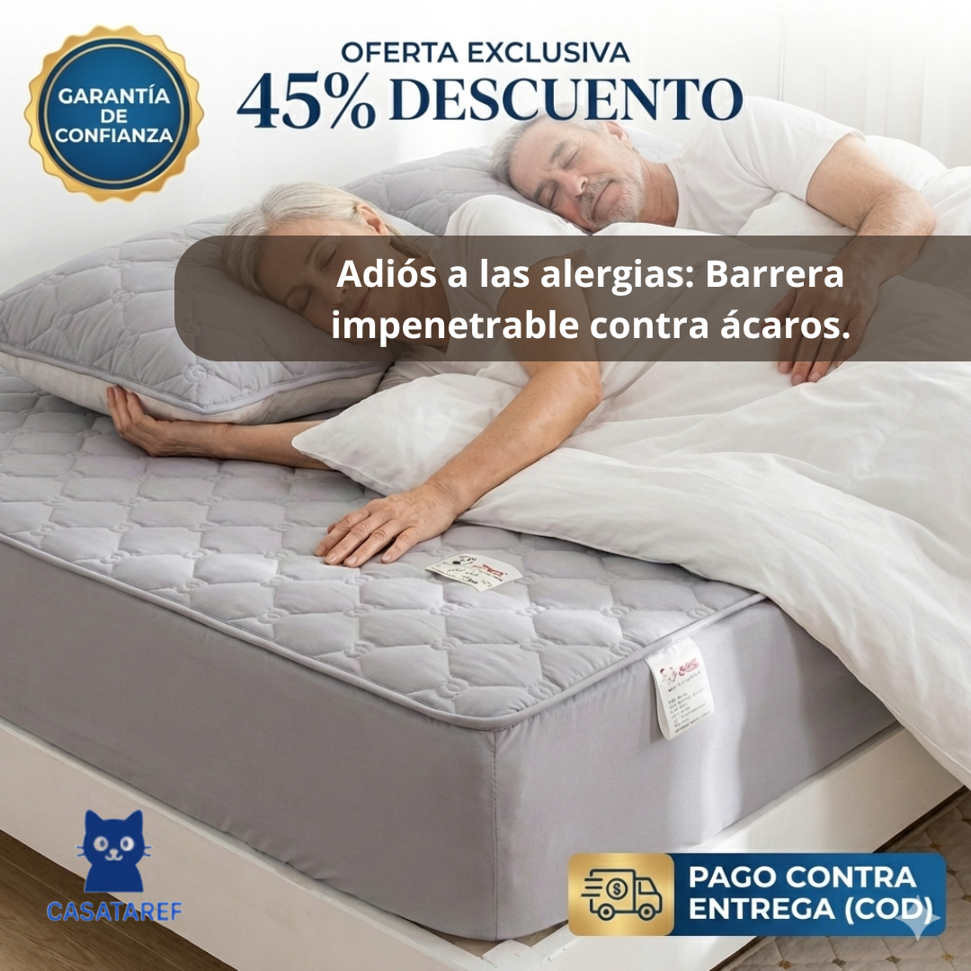 Funda Protectora - Escudo Antiácaros - Mejora tu respiración y calidad de descanso desde la primera noche.