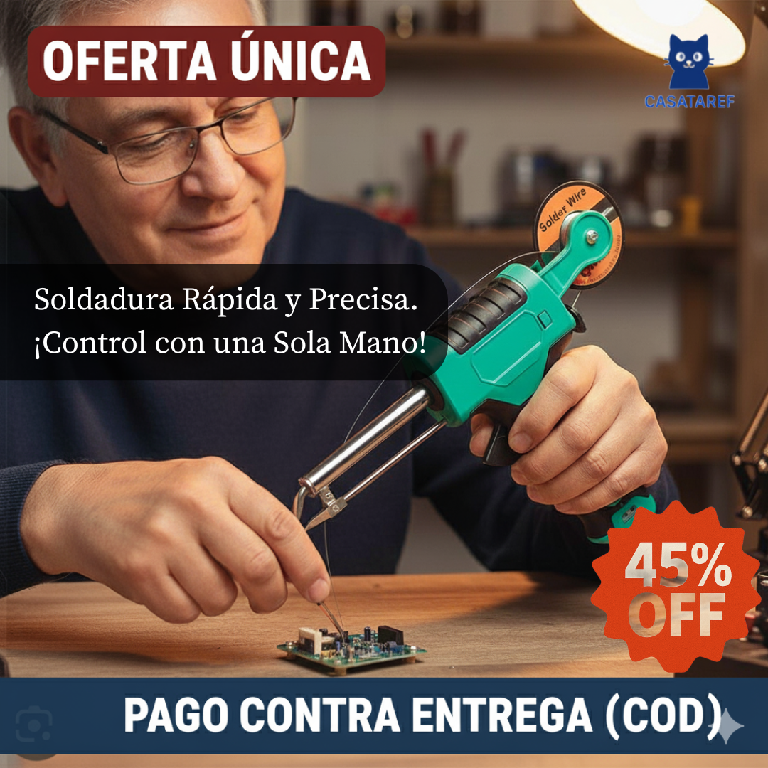 Pistola de Solar – Solda fácil y rápida – Arregla en segundos sin gastar en técnicos
