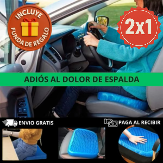Cojín de Gel 2x1  - Confort Ergonómico - Comodidad Todo el Día