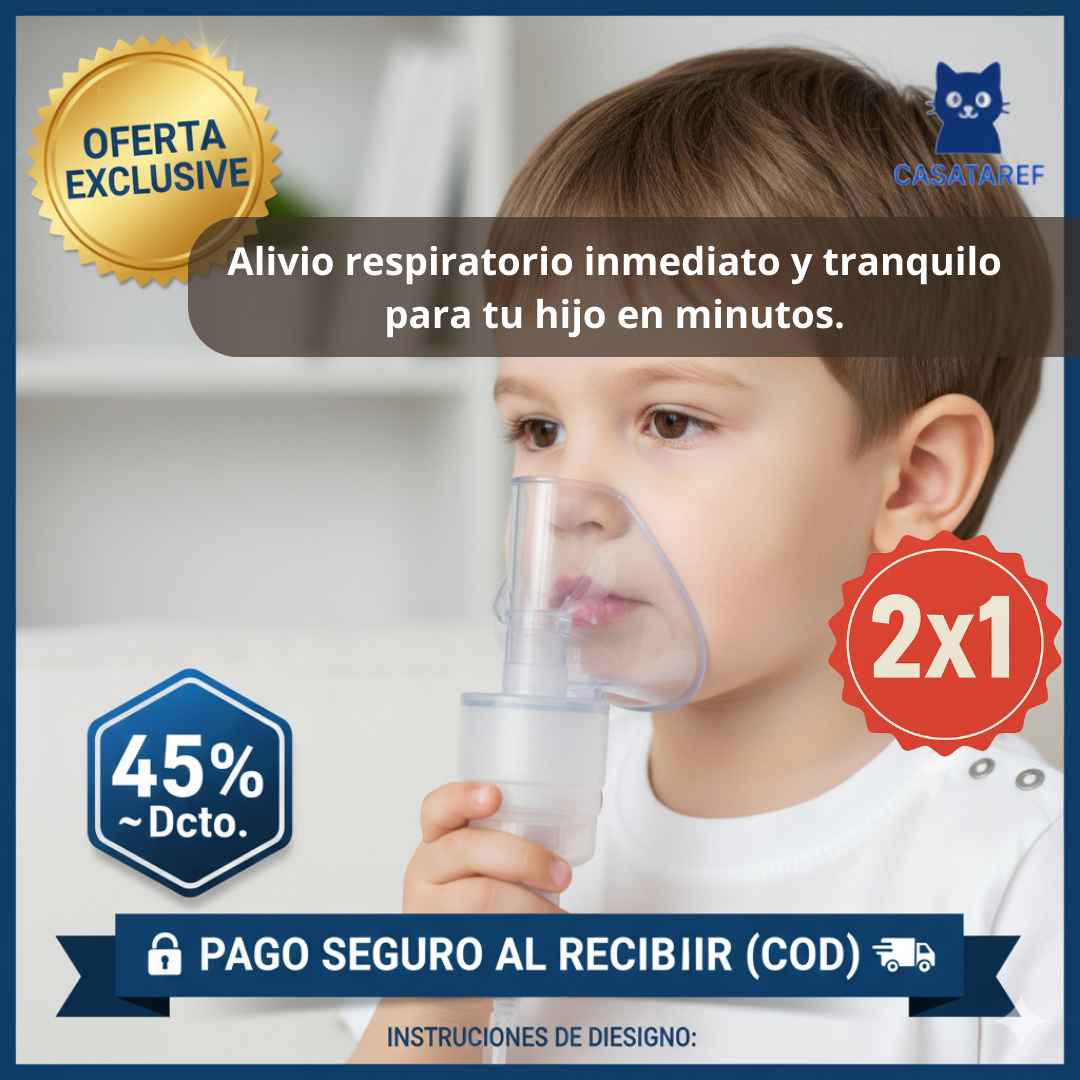 Nebulizador Portátil Infantil 2x1