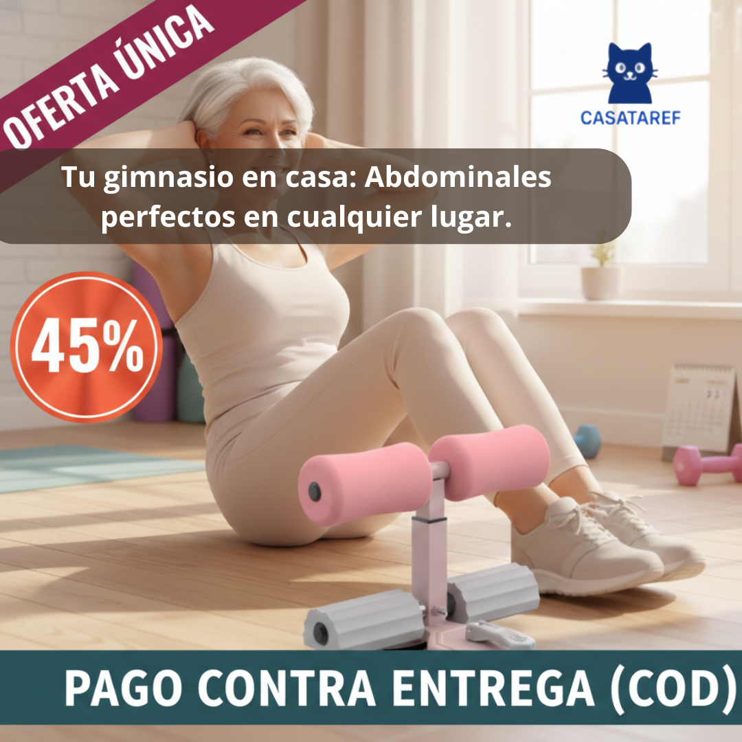 Barra Abdominal con Ventosa – Entrenamiento Seguro – Core Firme en 30 Días
