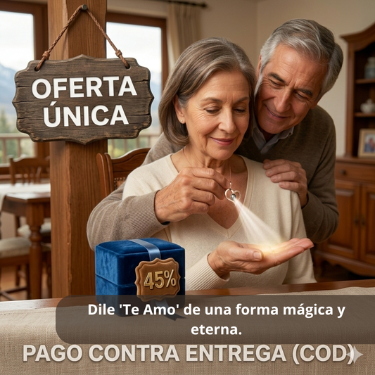 Collar Proyección Amor 100 Idiomas – Expresa Tu Amor en Segundos con un Regalo Inolvidable