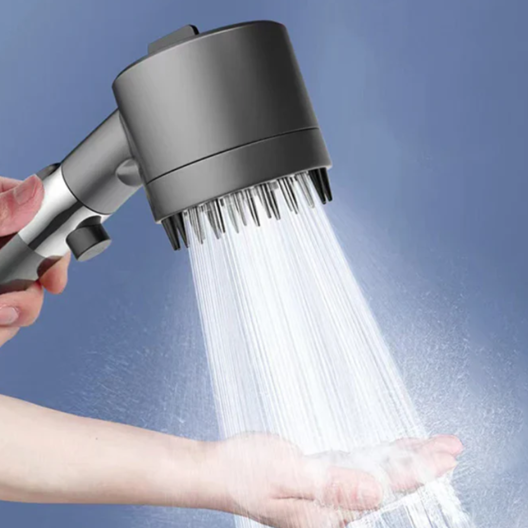 Ducha de alta presión - Filtro Limpiador Incluído - Masajeador Incluído