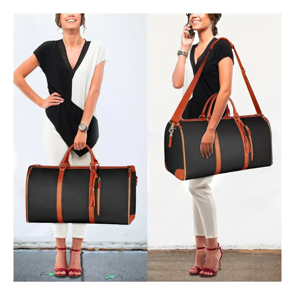 Bolsa de Viaje Cuerina CasaTaref - Viaja Elegante y Ligero