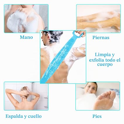 Cepillo Corporal de Silicona 2x1 – Exfolia y Alcanza Toda tu Espalda