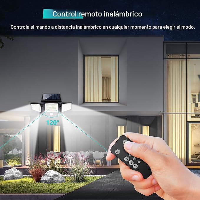 Reflector Solar LED – Luz Potente de Noche Sin Pagar Más Luz