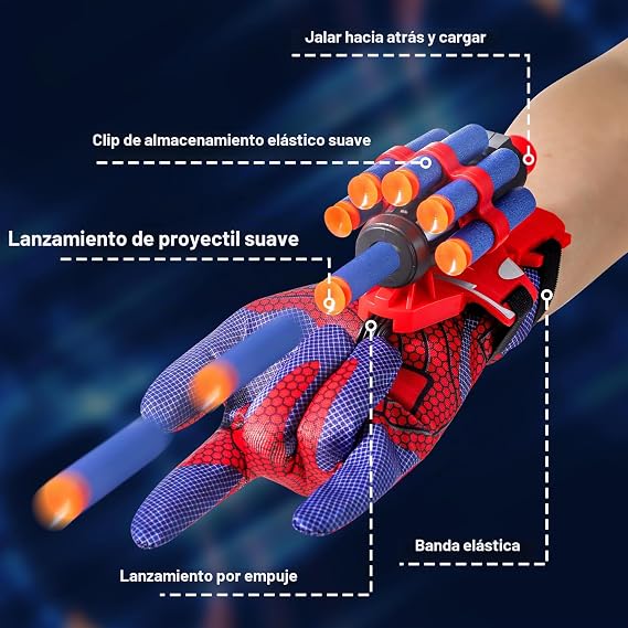 Guante Lanza-Telarañas – El Juguete que Todo Niño Quiere