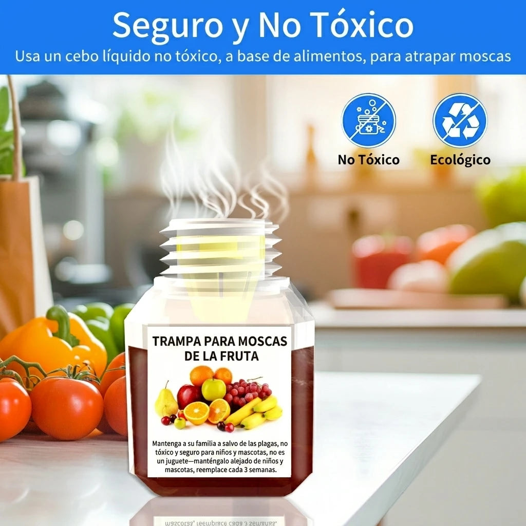 Trampa Anti-Moscas CasaTaref - Cocina Libre de Mosquitas