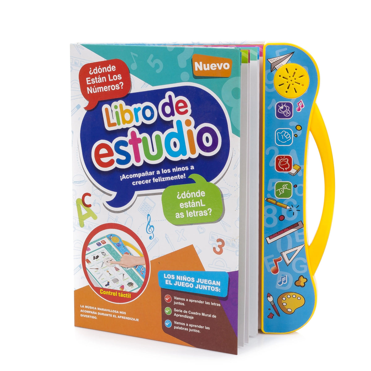 Libro de Estudio Interactivo - Regalo de Navidad que Enseña Jugando
