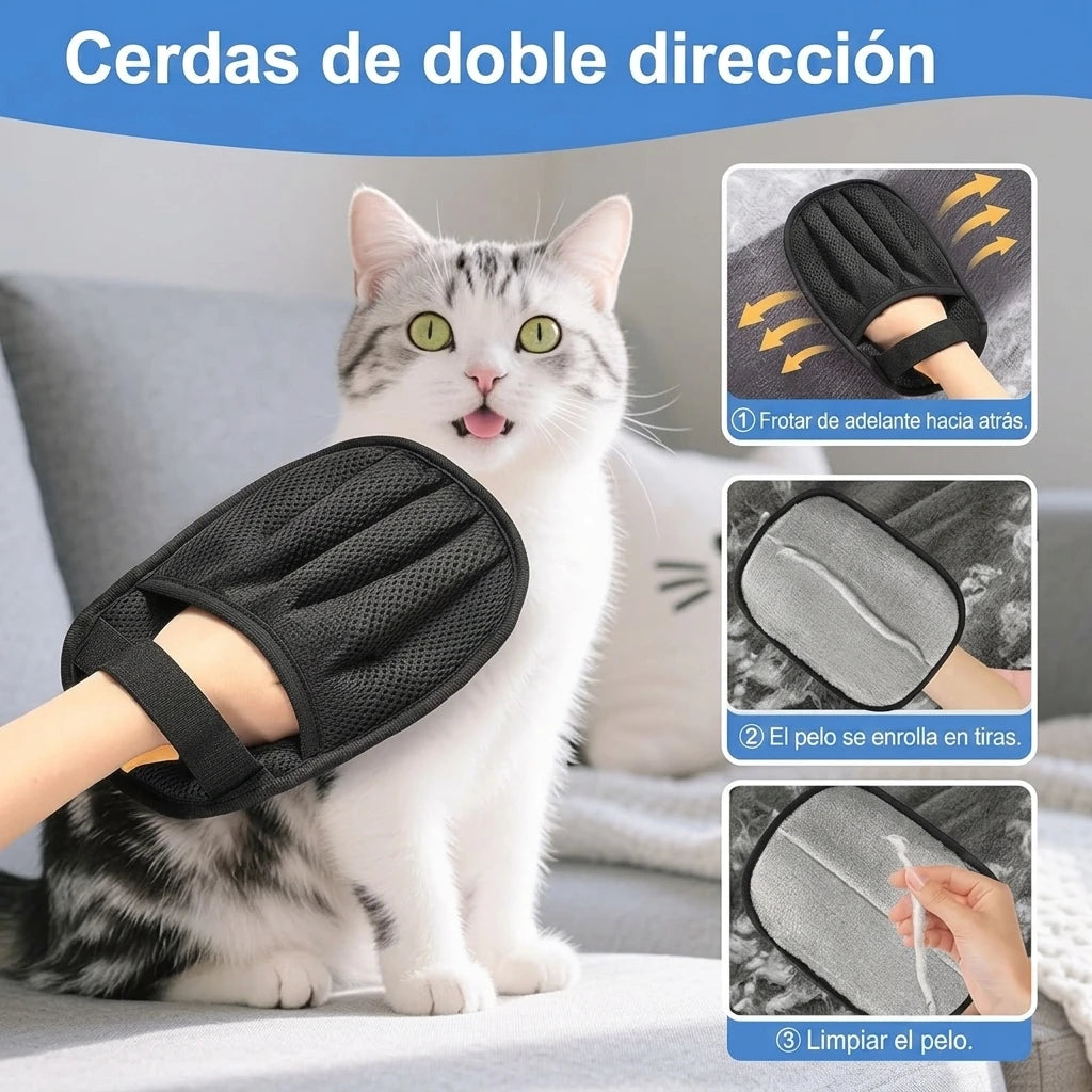 Guante Quita Pelos 4x1 - Tu Casa Libre de Pelos de Mascota