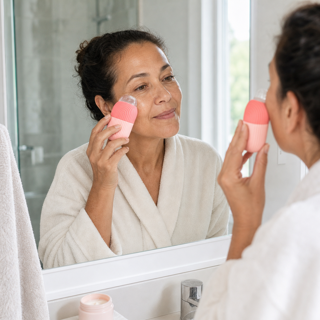 Masajeador de Hielo Facial 2x1 - Desinflama tu Rostro en Casa