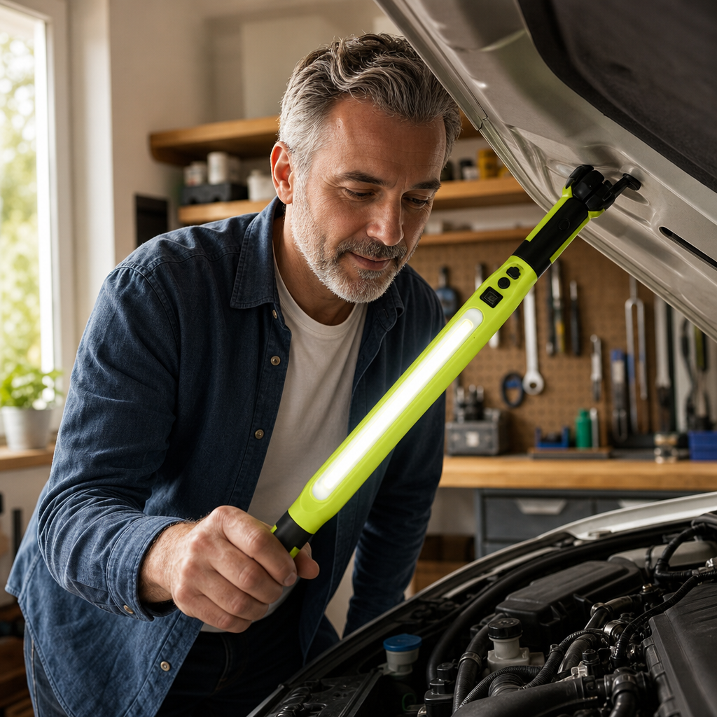 Lámpara LED Automotriz - Ilumina Tu Motor Sin Usar Las Manos