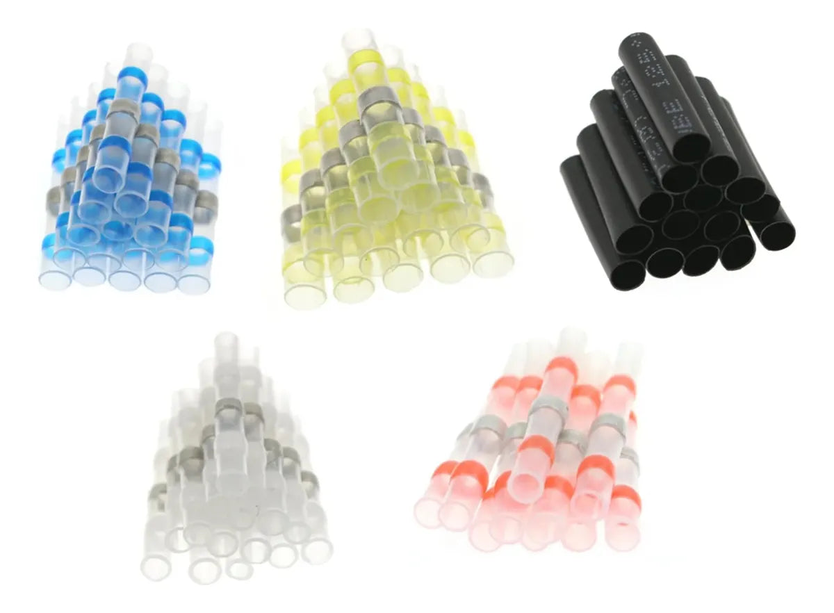 Terminales de Empalme 250pz - Une y Sella Cables al Calor