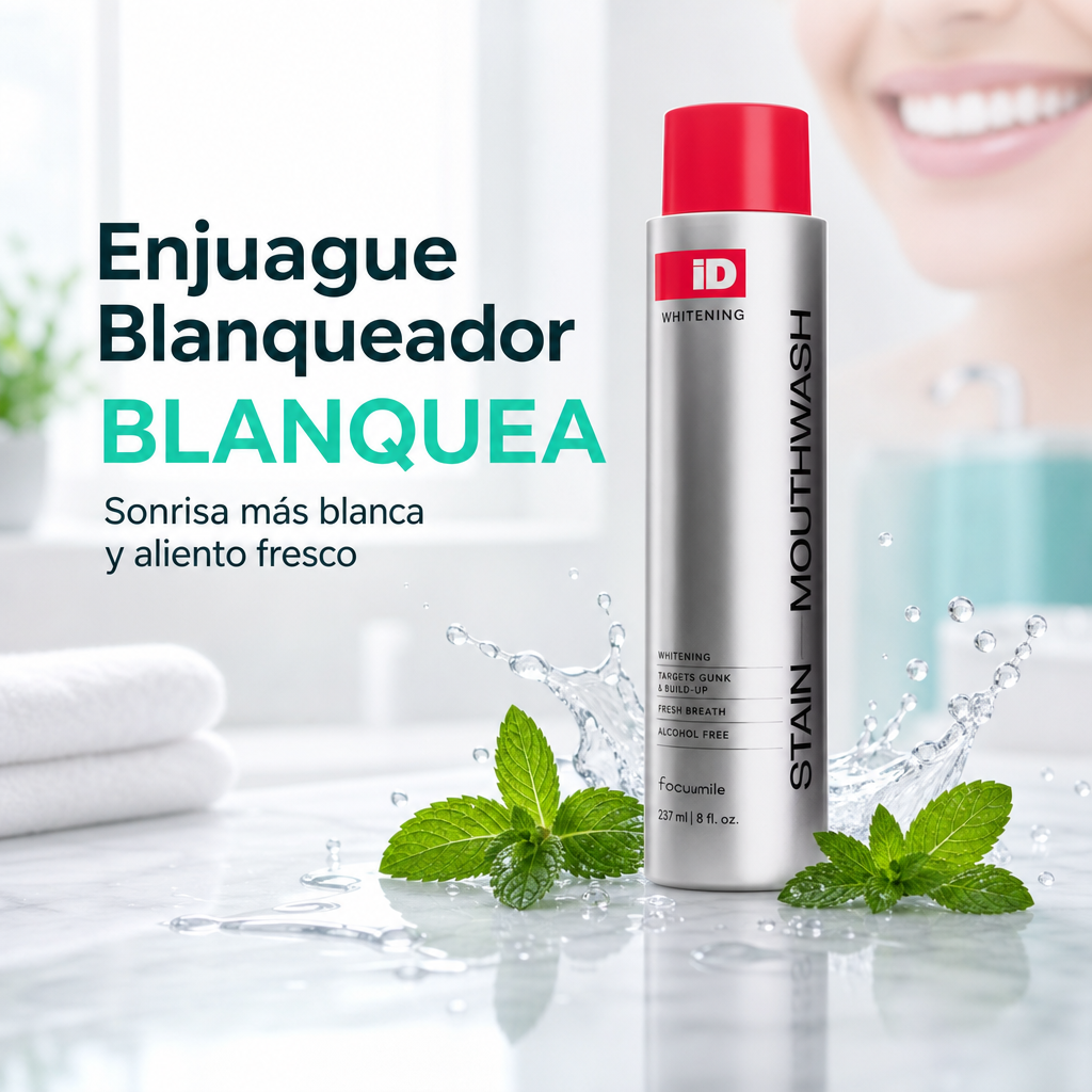 Enjuague Blanqueador - Una Sonrisa Más Blanca al Enjuagar