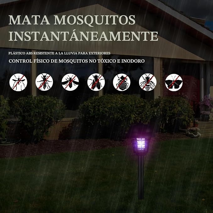 Lámpara Solar CasaTaref - Ilumine su patio sin mosquitos