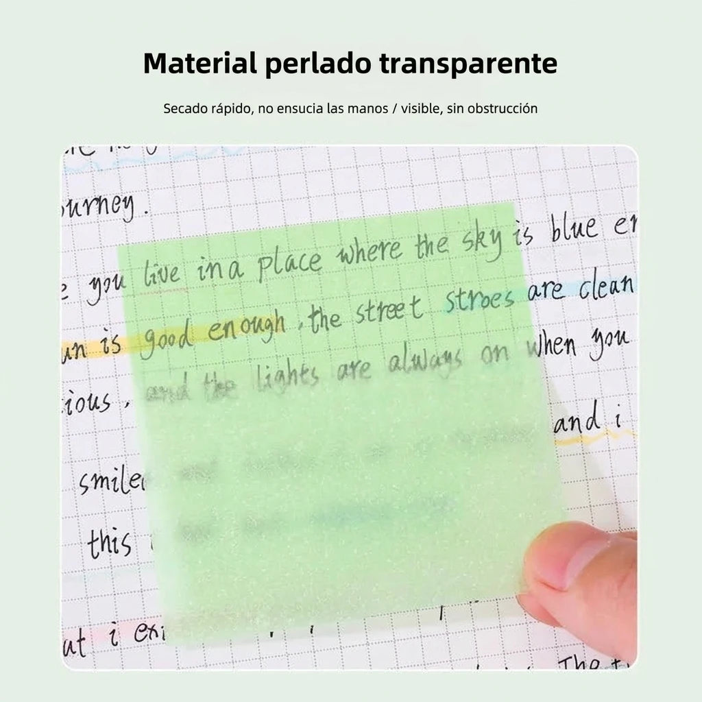 Notas Adhesivas Kawaii - 480 Hojas que No Tapan tu Texto