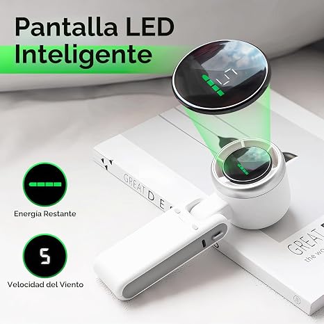 Ventilador Plegable Recargable - Aire Fresco Donde Vayas