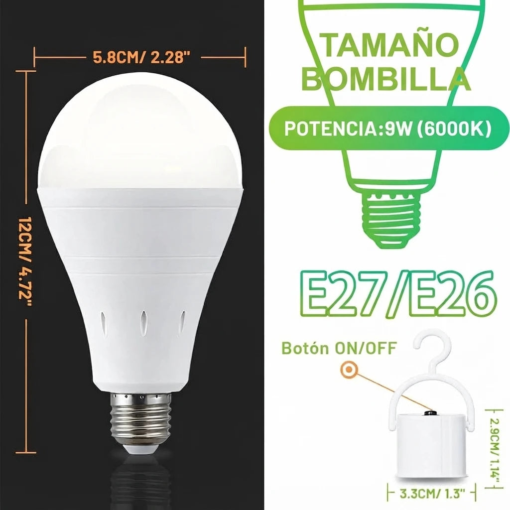 LumiCasa 3x1 - Luz en casa aunque se corte la energía