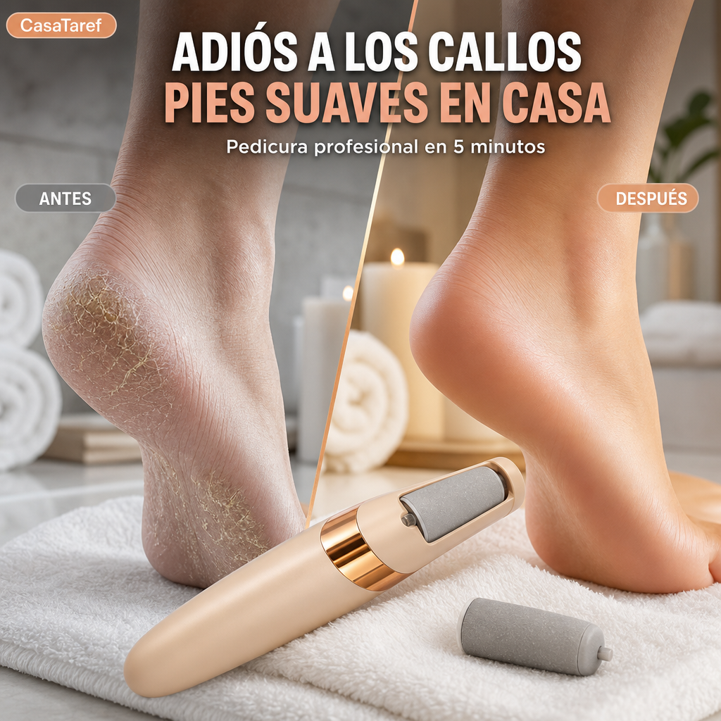 Removedor de Callos CasaTaref - Pies Suaves sin Salir de Casa