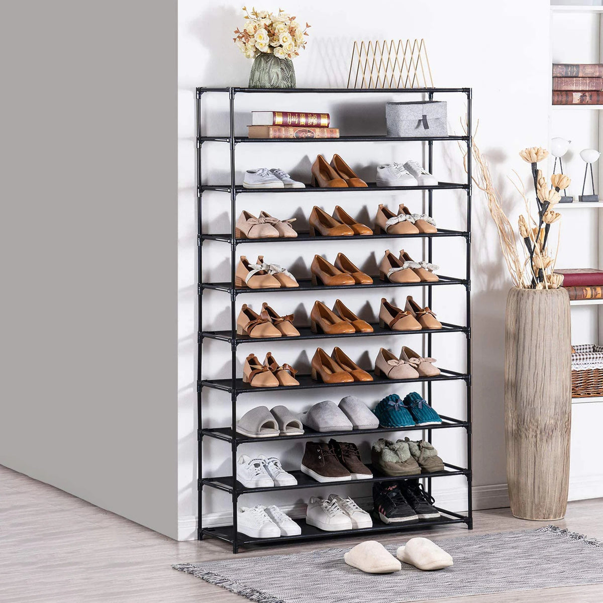 Organizador de Zapatos 10 Niveles - Hasta 45 Pares en Orden