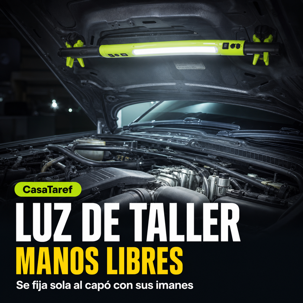 Lámpara LED Automotriz - Ilumina Tu Motor Sin Usar Las Manos