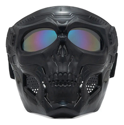 Máscara Calavera - Protege tu Cara en Moto con Actitud